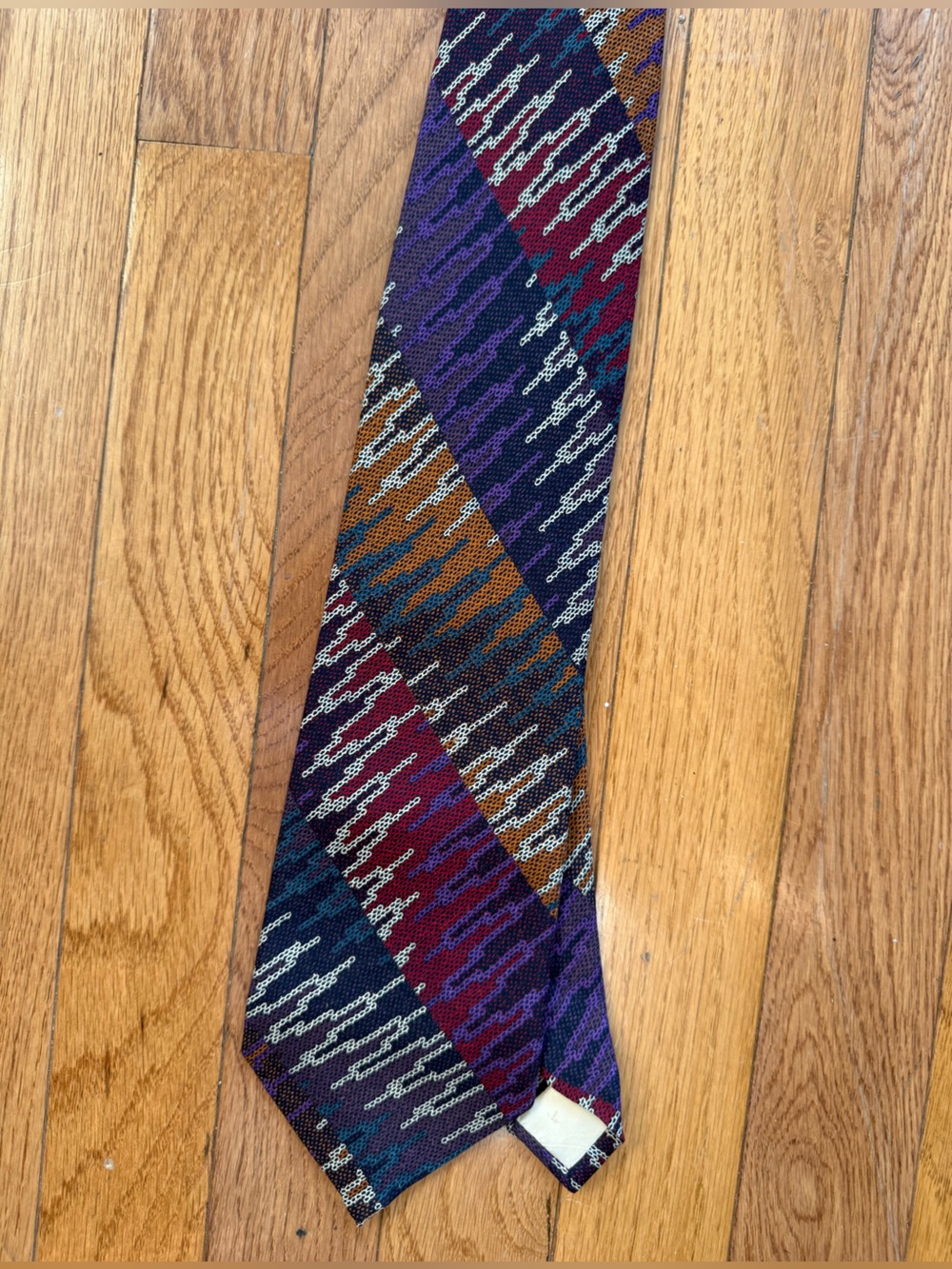 Missoni Cravatte Vintage Printed Silk Tie